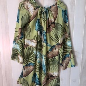 Floral swim cover up